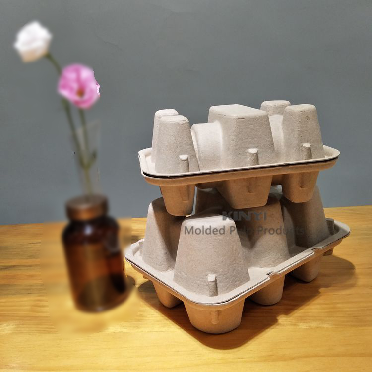 Bio Pulp Moulded Bottle Packaging