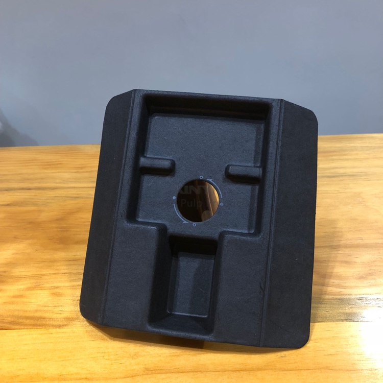 Black Pulp Molded Fiber Tray