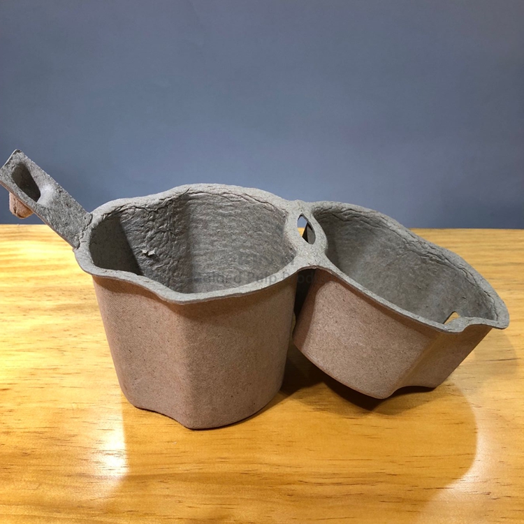 Recycled Pulp Moulded Bottle Box