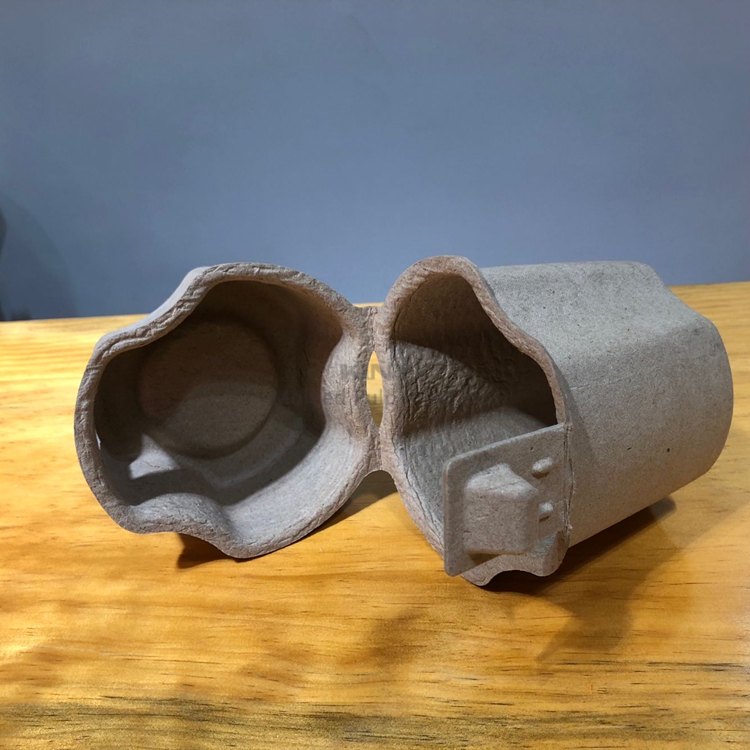 Recycled Pulp Moulded Bottle Box